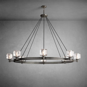 Zachary K9 Crystal Round Chandelier 36" 48" 60"
