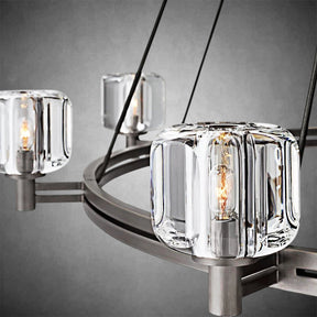 Zachary K9 Crystal Round Chandelier 36" 48" 60"