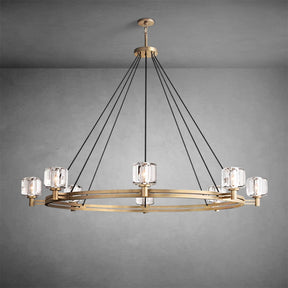 Zachary K9 Crystal Round Chandelier 36" 48" 60"