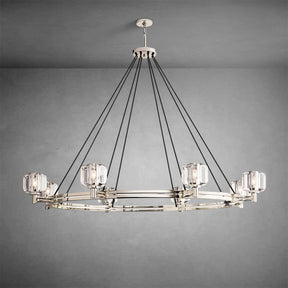 Zachary K9 Crystal Round Chandelier 36" 48" 60"