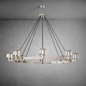 Zachary K9 Crystal Round Chandelier 36" 48" 60"