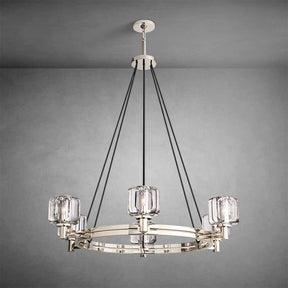 Zachary K9 Crystal Round Chandelier 36" 48" 60"