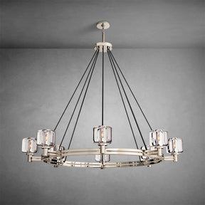 Zachary K9 Crystal Round Chandelier 36" 48" 60"