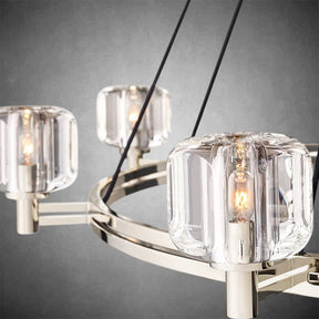 Zachary K9 Crystal Round Chandelier 36" 48" 60"