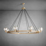 Zachary K9 Crystal Round Chandelier 36" 48" 60"
