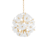 Zoey Flower Glass Ball Pendant Chandelier
