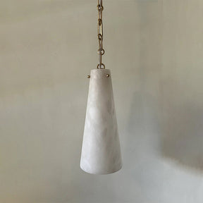 Cassie 5 Lights Handcrafted Alabaster Pendant, Luxury Modern Pendant Light