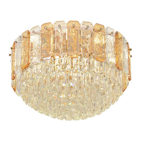 Crystal Dome Light Minimalist Ceiling American Style Dome Light For Dining Room, Kitchen, Bedroom And Living Room