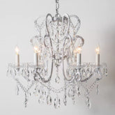 Nordic Vintage CanMLe Pendant Romantic Crystal Chandelier for Bedroom / Dining Room / Living Room
