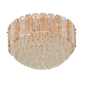 Crystal Dome Light Minimalist Ceiling American Style Dome Light For Dining Room, Kitchen, Bedroom And Living Room