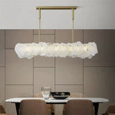 August Mordern  marble Linear chandelier