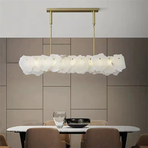 August Mordern  marble Linear chandelier