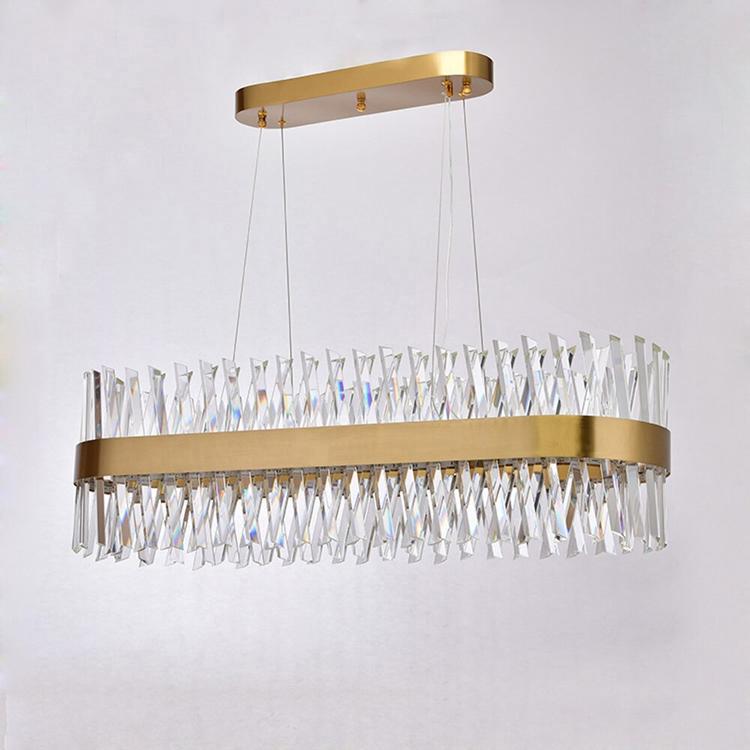 Arsenio Oval Crystal Chandelier