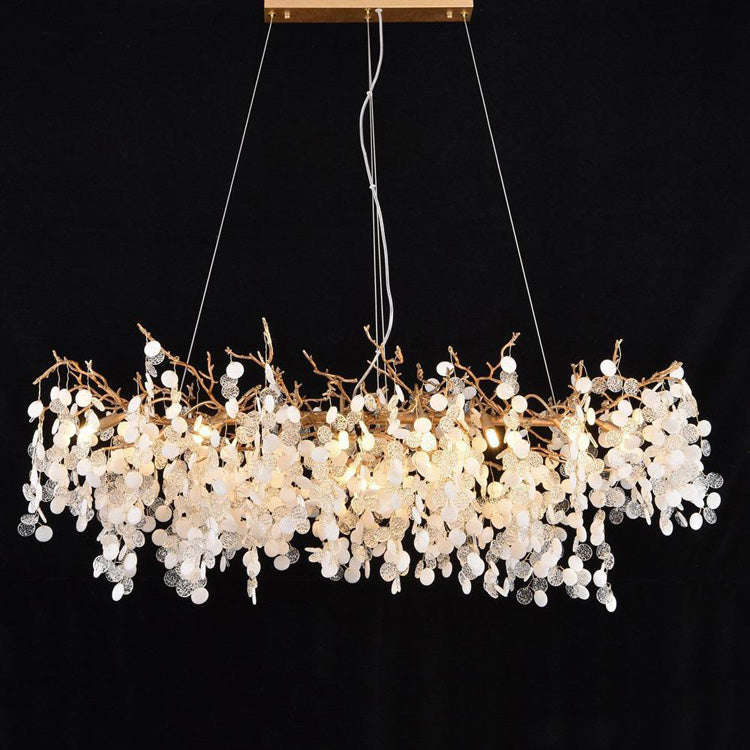 Zosia American Creative Brass Branch Chandelier, Modern Ceiling Lighting Chandelier for Living Room