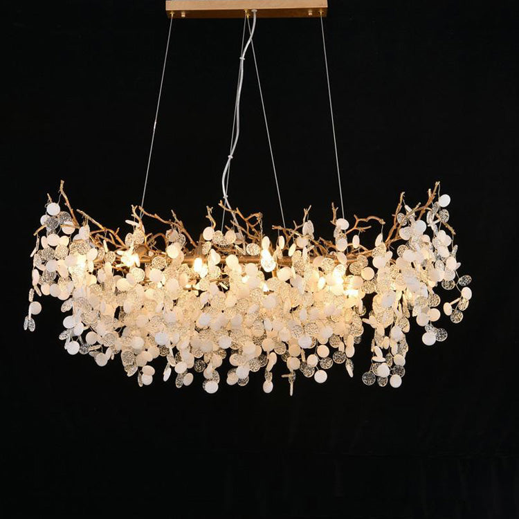 Zosia American Creative Brass Branch Chandelier, Modern Ceiling Lighting Chandelier for Living Room