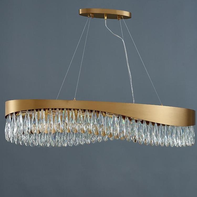 Arian Oval Crystal Chandelier