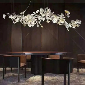 Luxury Ceramic Ginkgo Chandelier