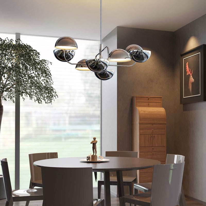 Post-modern Light Luxury Hemisphere Creative Chandelier for Living/ Di