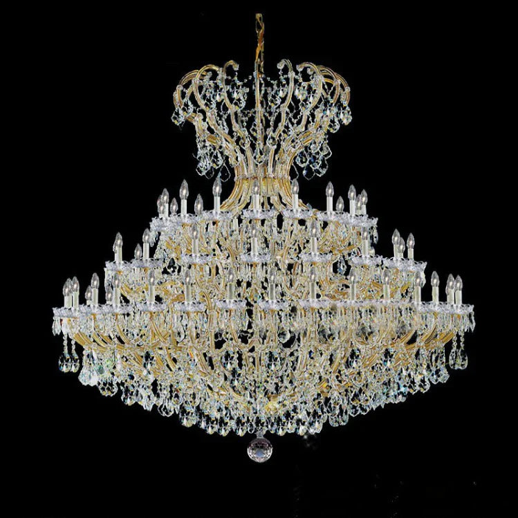 chandelier,chandeliers,extra large,big,huge,oversize,crystal,luxury,gold,silver,staircase,spiral staircase,foyer,living room,high ceiling,duplex hall,loft,canMLe,branch,Classic Lighting 78" Crystal Traditional Chandelier from the Maria Thersea Collection Model:8149 OWG C from the Maria Thersea Collection
