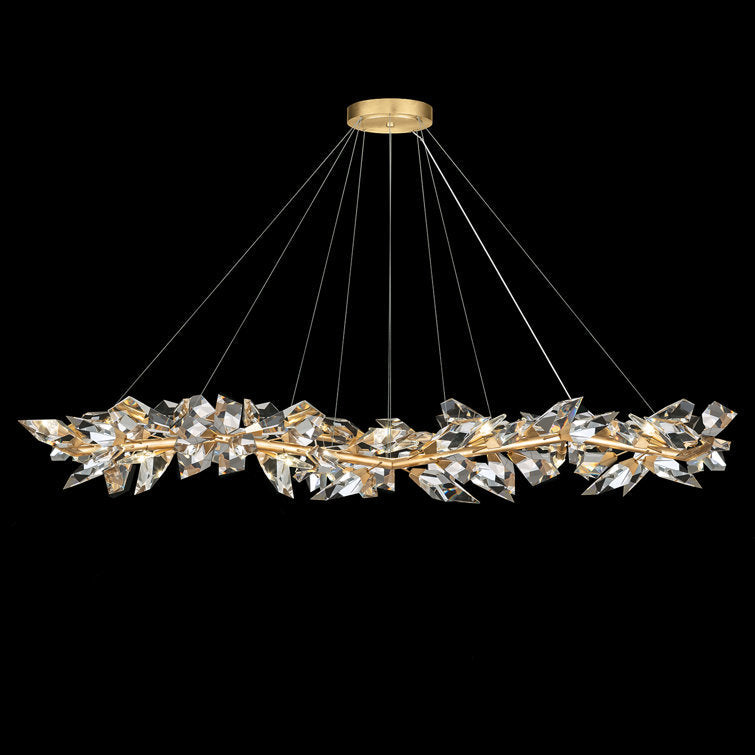 Addison  71" Round Crystal Chandelier