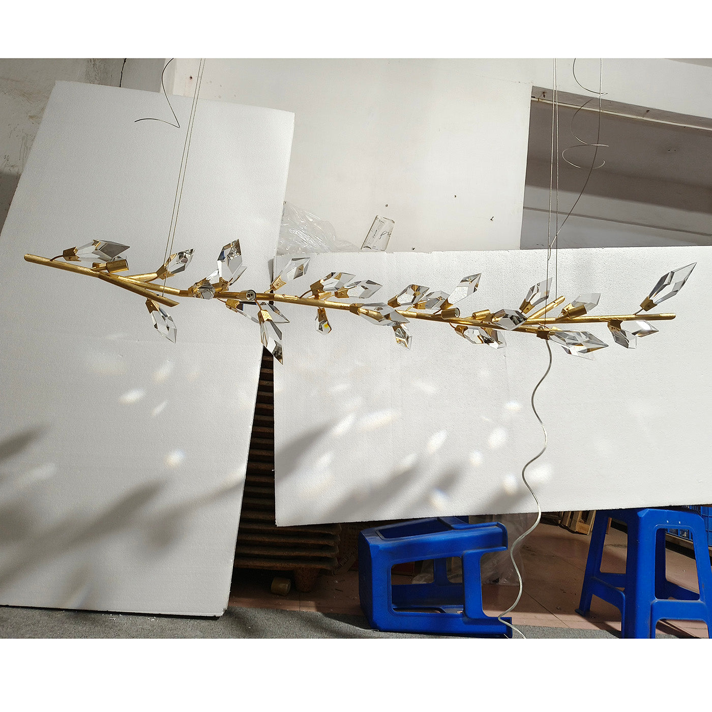 Addison 72" Linear Crystal chandelier