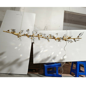 Addison 72" Linear Crystal chandelier