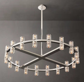 Arcachon Crystal Round Chandelier 36"