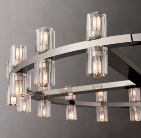 Arcachon Crystal Round Chandelier 36"