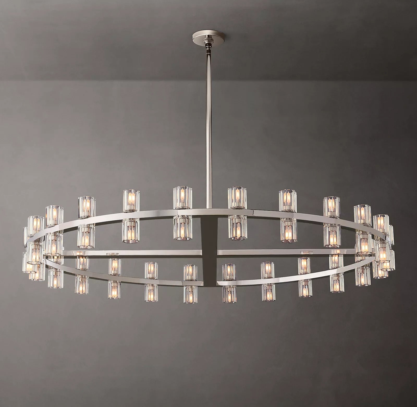 Arcachon Crystal Round Chandelier 48"