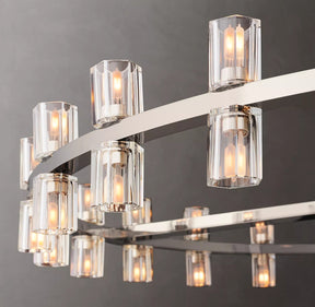 Arcachon Crystal Round Chandelier 48"