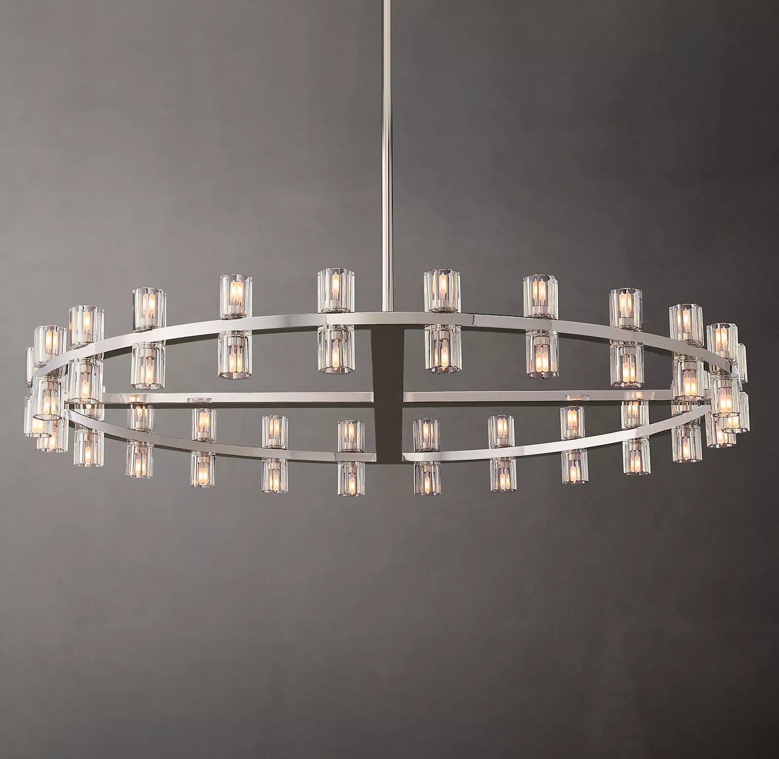 Arcachon Crystal Round Chandelier 48"