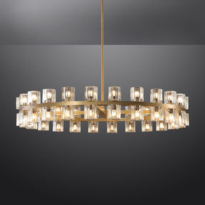 Arcachon Crystal Round Chandelier 48"