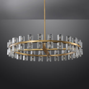 Arcachon Crystal Round Chandelier 48"