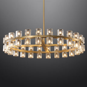 Arcachon Crystal Round Chandelier 48"
