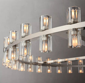 Arcachon Crystal Round Chandelier 60"