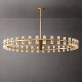 Arcachon Crystal Round Chandelier 60"