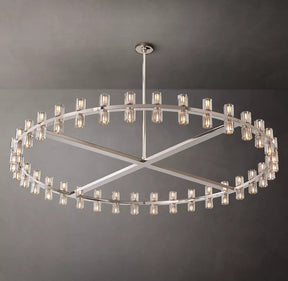 Arcachon Crystal Round Chandelier 60"