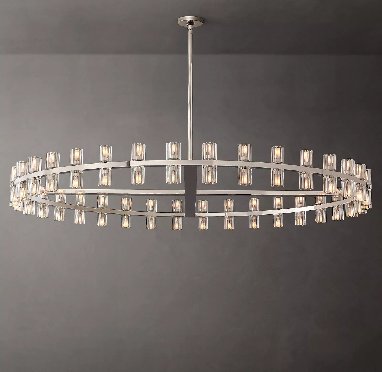 Arcachon Crystal Round Chandelier 60"