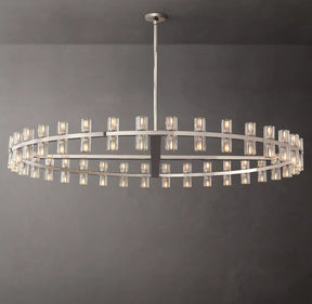 Arcachon Crystal Round Chandelier 60"