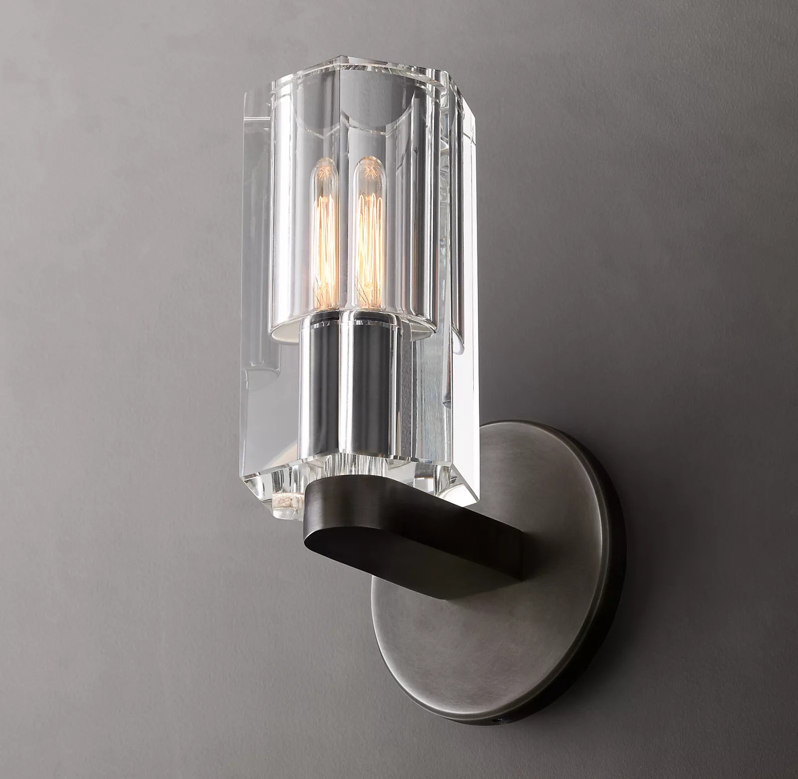 Arcachon Crystal Wall Sconce  9"H