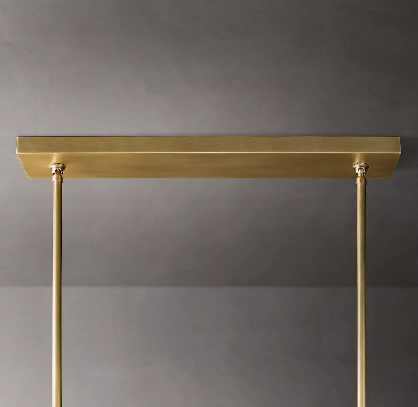 Bille De Crystal Ball Double Linear Chandelier 60"