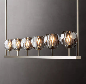 Bille De Crystal Ball Linear Chandelier 60"
