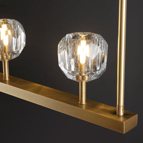 Bille De Crystal Ball Linear Chandelier 60"