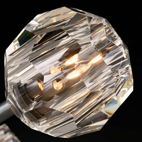 Bille De Crystal Ball  Oval Chandelier 72''  24-Lights