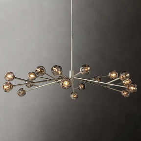 Bille De Crystal Ball  Oval Chandelier 72''  24-Lights