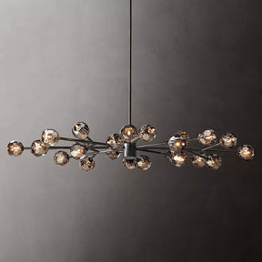 Bille De Crystal Ball  Oval Chandelier 72''  24-Lights