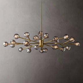 Bille De Crystal Ball  Oval Chandelier 72''  24-Lights