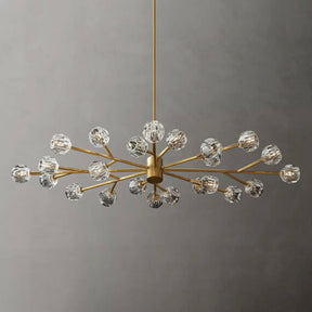 Bille De Crystal Ball  Oval Chandelier 72''  24-Lights