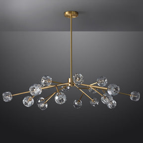 Bille De Crystal Ball Round Chandelier 60"