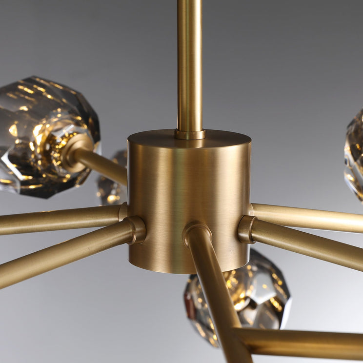 Bille De Crystal Ball Round Chandelier 60"